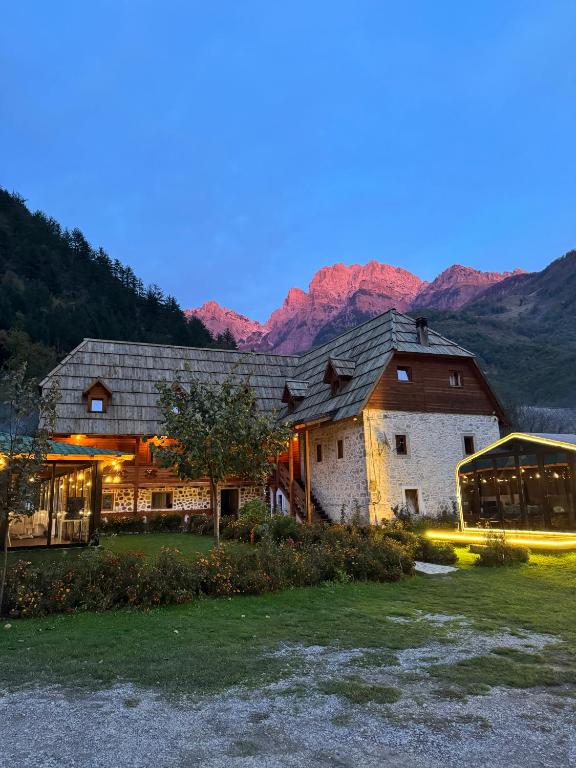 Panorama of Theth Valley